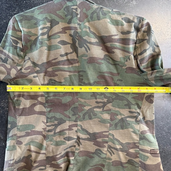 Level 99 SMALL Camouflage Blazer Linen Blend - Picture 6 of 9